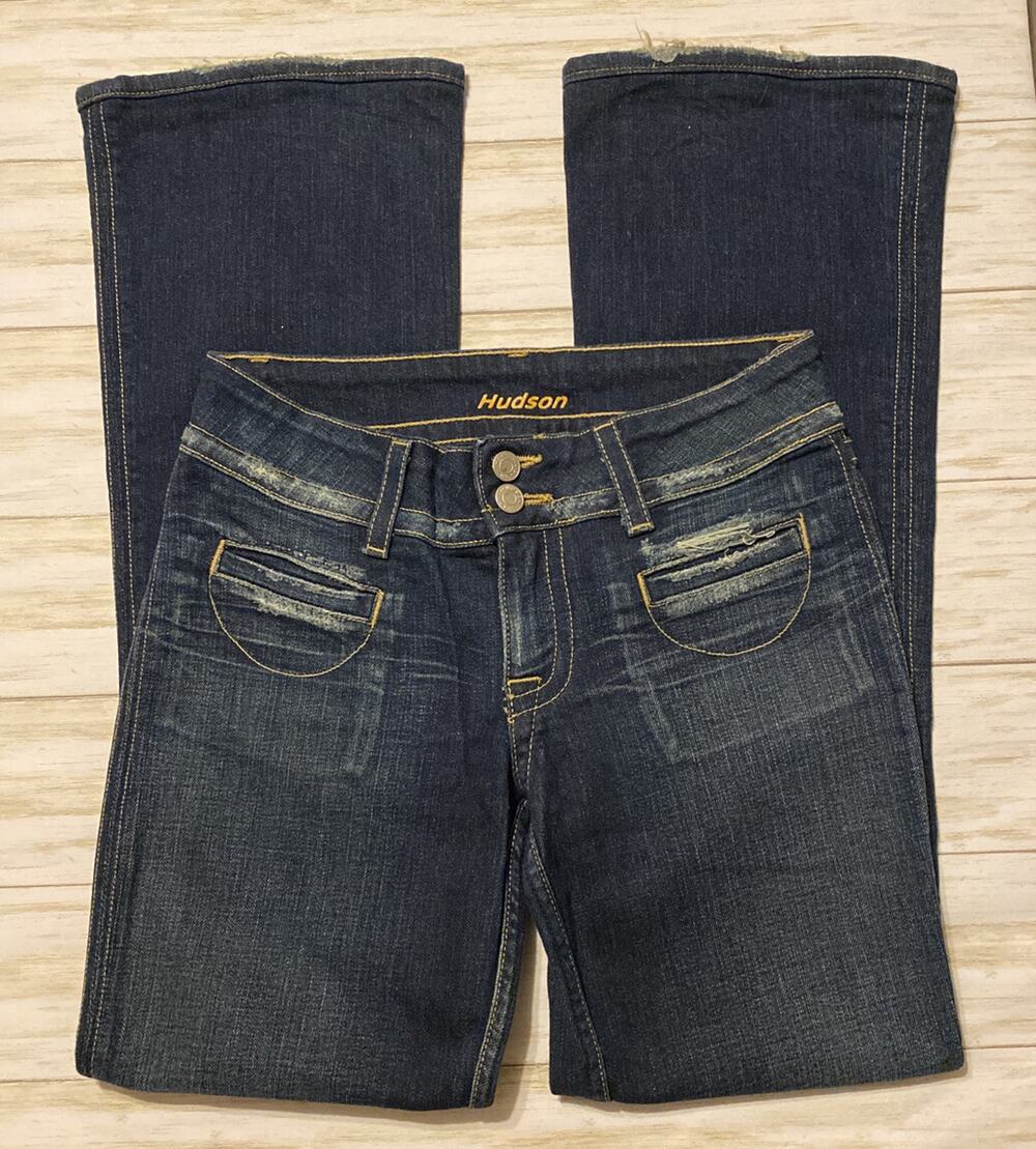 Hudson Jeans Womens Size 27 Dark Wash Coin Pocket Bootcut Jeans